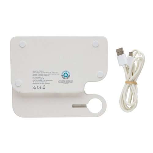 Joltz dual 15W-Ladegerät aus RCS rec. ABS mit iWatch-Slot