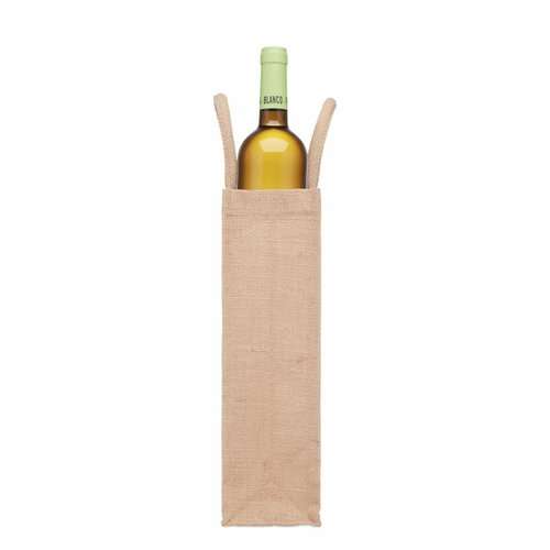 CAMPO DI VINO Flaschen-Geschenktasche Jute