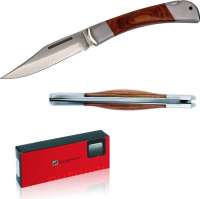 Schwarzwolf outdoor® JAGUAR 11cm Taschenmesser mit Holzgriff