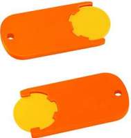 Chip gelb, Chiphalter orange