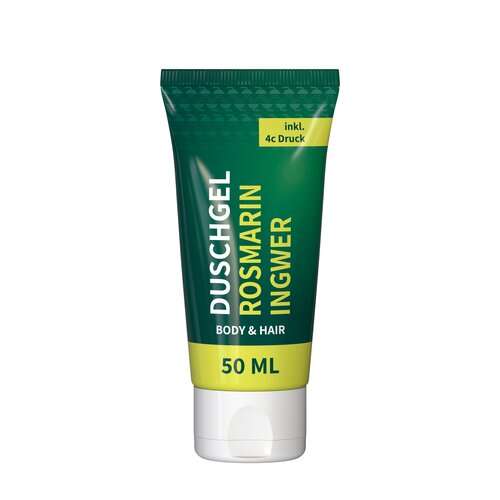 50 ml Tube - Duschgel Rosmarin-Ingwer