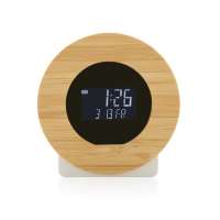 Utah Tischuhr aus RCS rKunststoff & Bambus