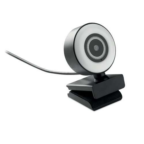 LAGANI 1080P HD-Webcam mit Ringlicht