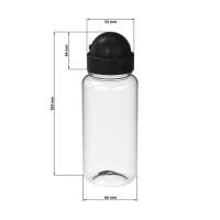 transparent / schwarz