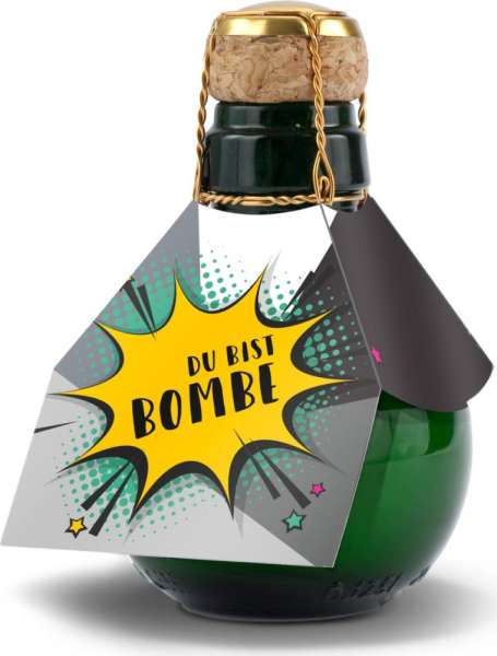 Kleinste Sektflasche der Welt! Du bist Bombe - ohne Geschenkkarton, 125 ml
