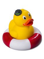 Vorschau: Quietsche-Ente Bayern, stehend Vorschau: Quietsche-Ente Bayern, stehend