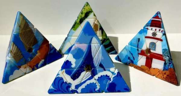 Zauberwürfel Pyramide