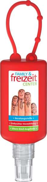 Handreinigungsspray, 50 ml Bumper Body Label (R-PET)