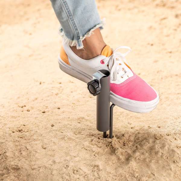 Erdspieß Schirmhalter