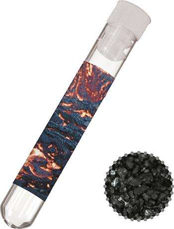 Gewürzmischung Black Lava Salz, ca. 12g, Reagenzglas