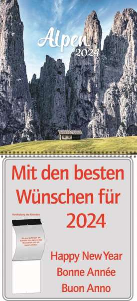 Alpen Faltkalender