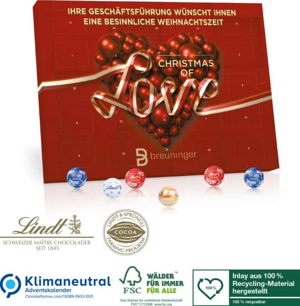 Tisch-Adventskalender Lindt Gourmet Edition