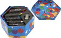Kinderfarbbox aus Karton Kenji