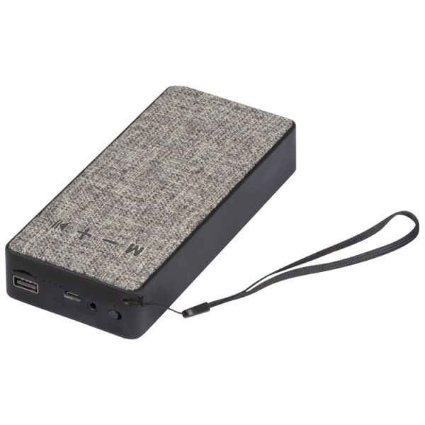 8.000 mAH Powerbank mit Handyhalter und Lautsprecher