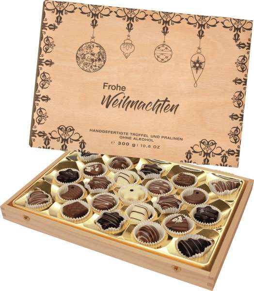 Weihnachts-Schatzkästchen Trüffel+Pralinen 295g