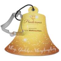 Backförmchen mit Rezeptblock Glocke