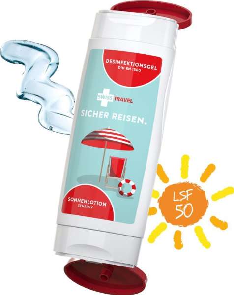 DuoPack Sonnenmilch LSF 50 (sens.) + Hände-Desinfektionsgel (2 x 50 ml)