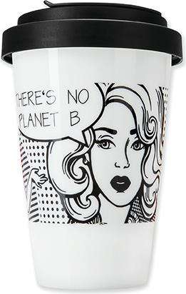 Porzellanbecher Coffee2Go, 13 cm