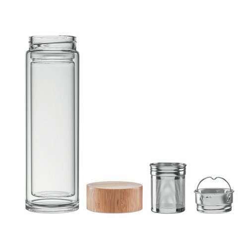 BATUMI GLASS Trinkflasche Glas 400ml