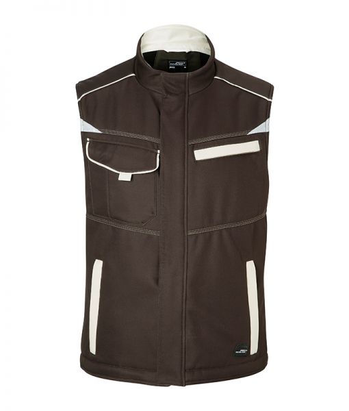 Workwear Softshell Padded Vest - COLOR -