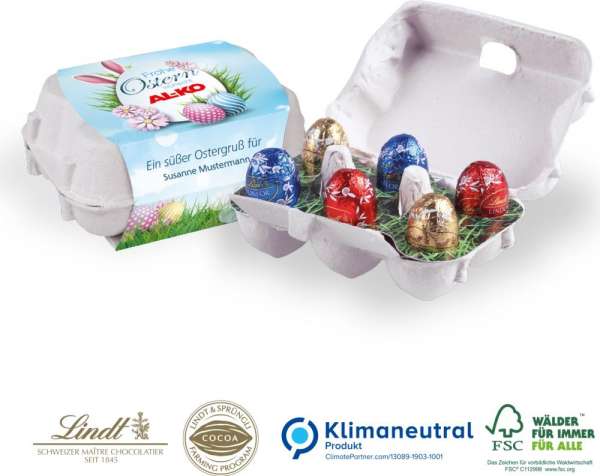 Lindt Schoko-Eier 6er-Set