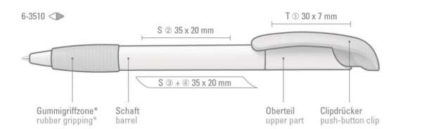 Uma Druckkugelschreiber Vario Grip