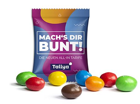 M&amp;M&#039;s Peanut im Werbetütchen inkl. 4c Druck