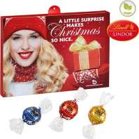 Premium Präsent-Adventskalender BUSINESS mit Lindt Lindor Kugel Mix