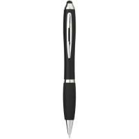Nash Stylus bunter Kugelschreiber mit schwarzem Griff (schwarze Mine)