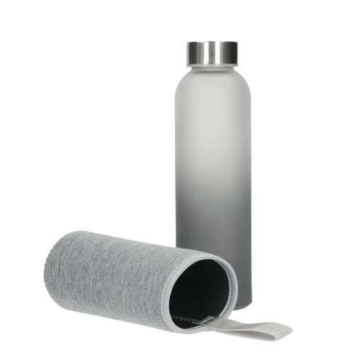 Glasflasche mit Hülle "Iced" 0,45 l