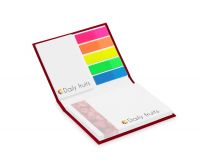 Vorschau: Hardcover-Notizbuch mit Haftnotizen Kombi Vorschau: Hardcover-Notizbuch mit Haftnotizen Kombi