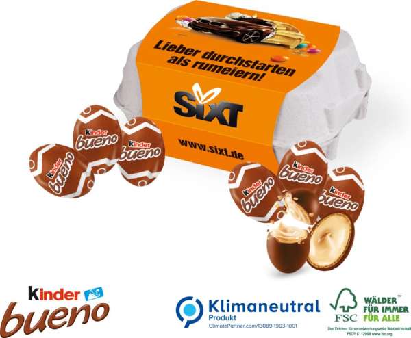 Schoko-Eier 6er-Set Kinder bueno Eggs
