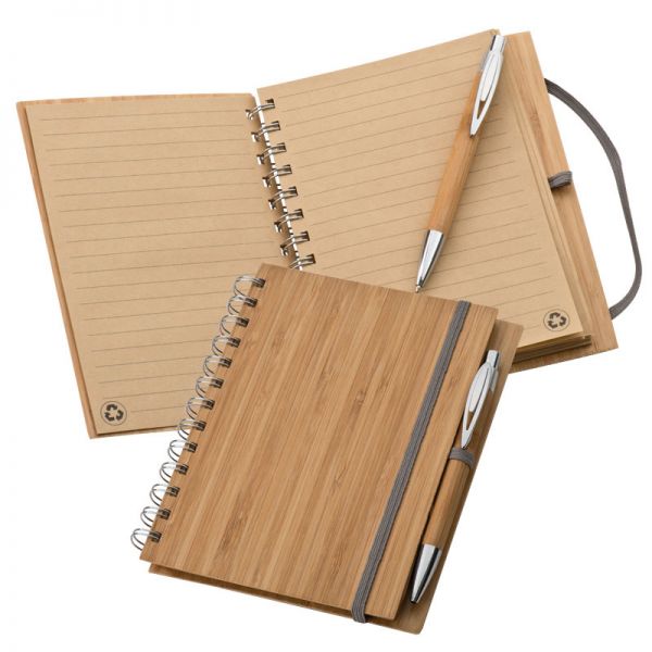 Notizbuch mit Bambuscover