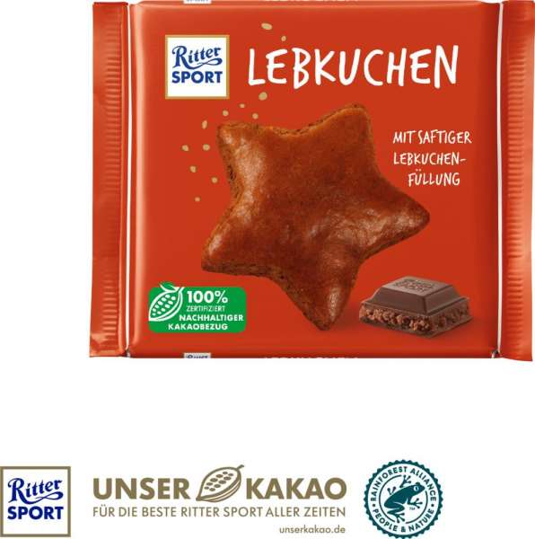 Schokotafel Ritter SPORT Rentier, 100 g