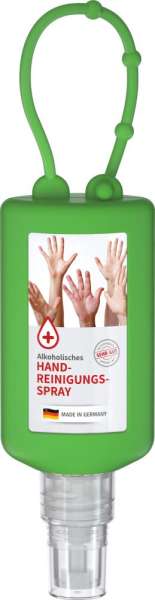 Handreinigungsspray, 50 ml Bumper Body Label (R-PET)