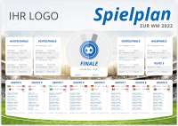 WM-Planer als Wandplaner (DIN A1) mit eigenem Logo