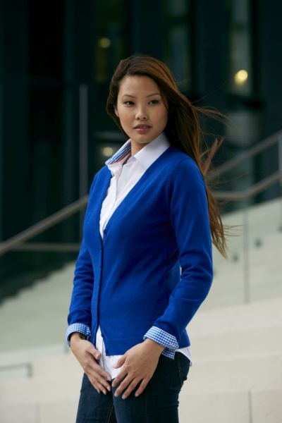 Ladies' V-Neck Cardigan