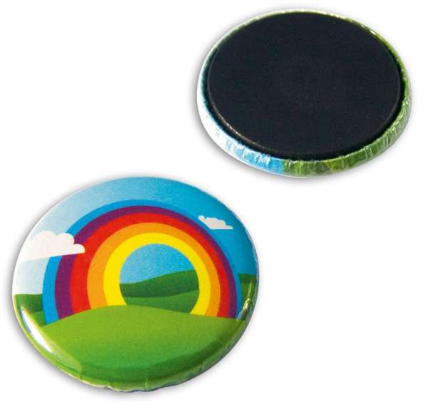 Button mit Nadel 37 mm inkl. 1c-Werbedruck