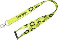 Vorschau: Nachhaltiges rPET Schlüsselband Lanyard mit Karabinerhaken und Sicherheitsclip, beidseitiger regelm. Vorschau: Nachhaltiges rPET Schlüsselband Lanyard mit Karabinerhaken und Sicherheitsclip, beidseitiger regelm.