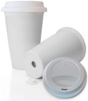 Vorschau: Porzellanbecher Coffee2Go, doppelwandig Vorschau: Porzellanbecher Coffee2Go, doppelwandig