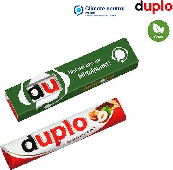 1er Duplo im Werbeschuber mit Sichtfenster