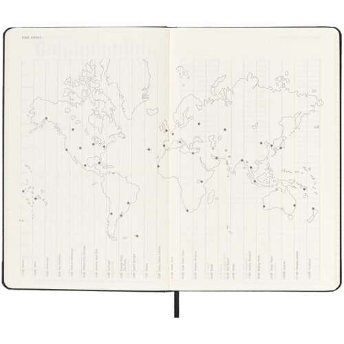 Moleskine Hardcover 12 Monate Wochenkalender L