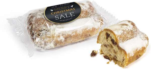 Mini Stollen 80g mit 4c Digitaldruck