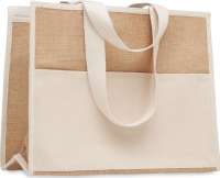 CAMPO DE GELI Jute-Canvas Shopping Tasche