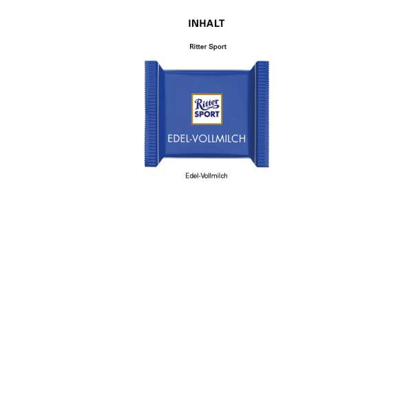 Express Schokolade, Ritter SPORT mini Edelvollmilch