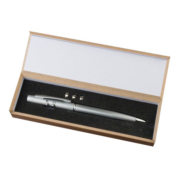 Laserpointer + LED mit Kugelschreiber