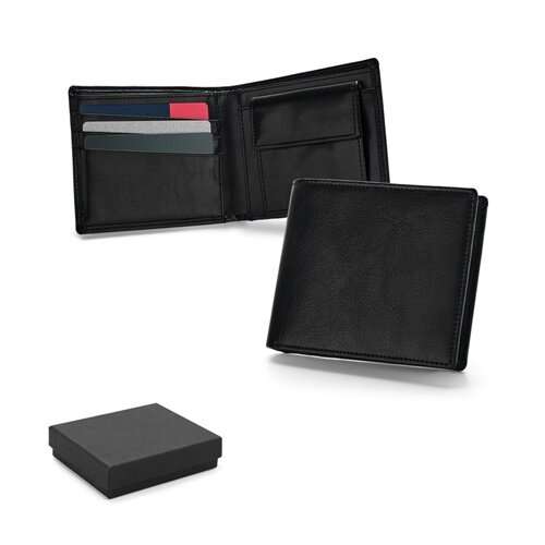 AFFLECK. Geldbörse aus Leder mit RFID für 9 Kreditkarten