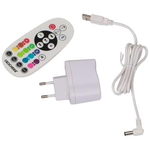 XXL Bluetooth Lautsprecher mit wechselnder LED-Beleuchtung, 2.200 mAh