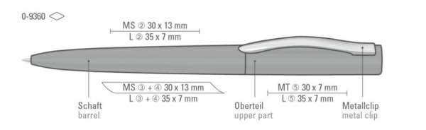 Uma Metallkugelschreiber Titan One
