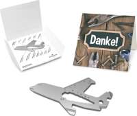 ROMINOX® Key Tool Airplane - Flugzeug Danke